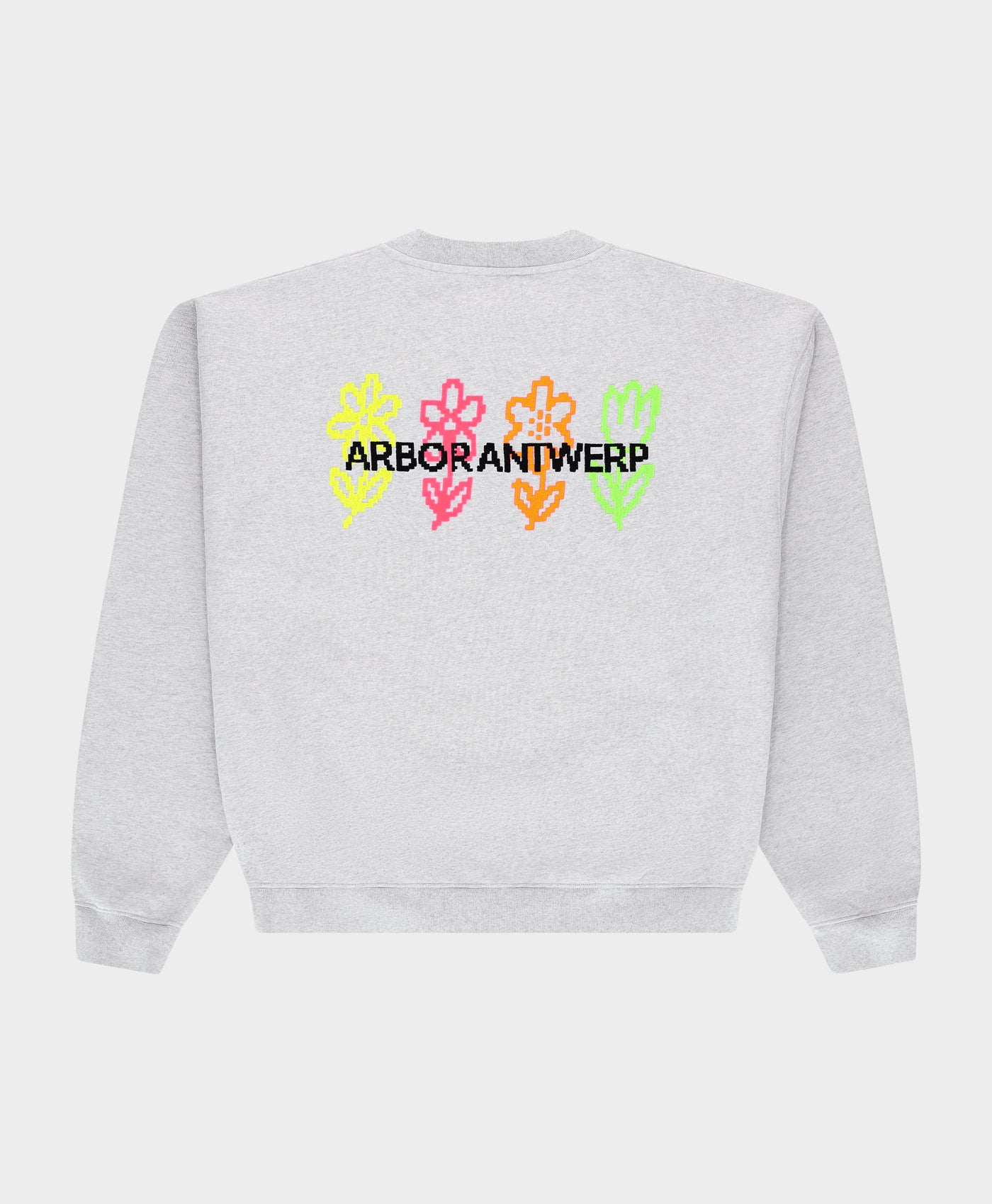 Pixel Flower Crewneck Melange