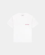Pink Overlay Shirt White