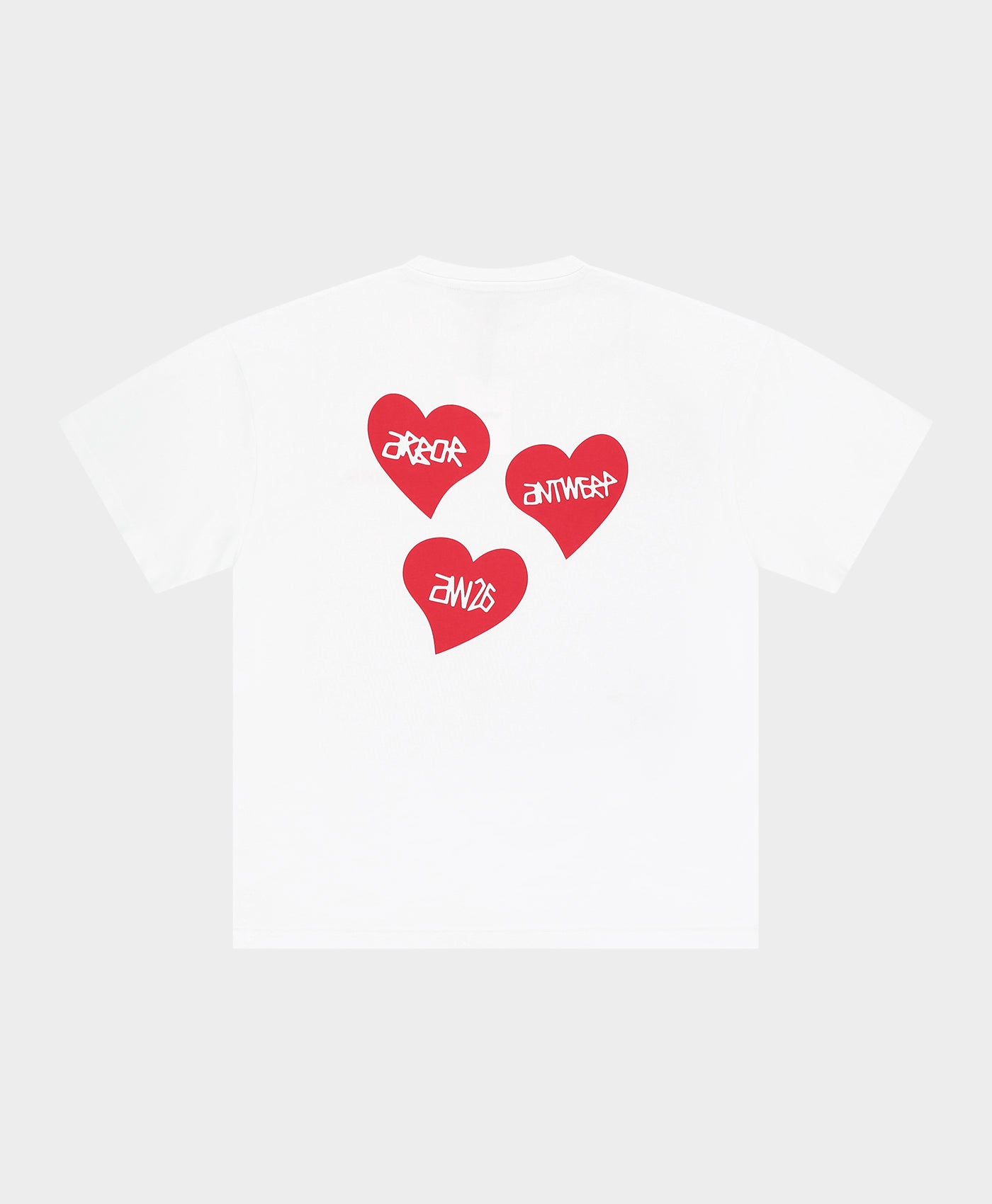 Triple Love T-shirt Red