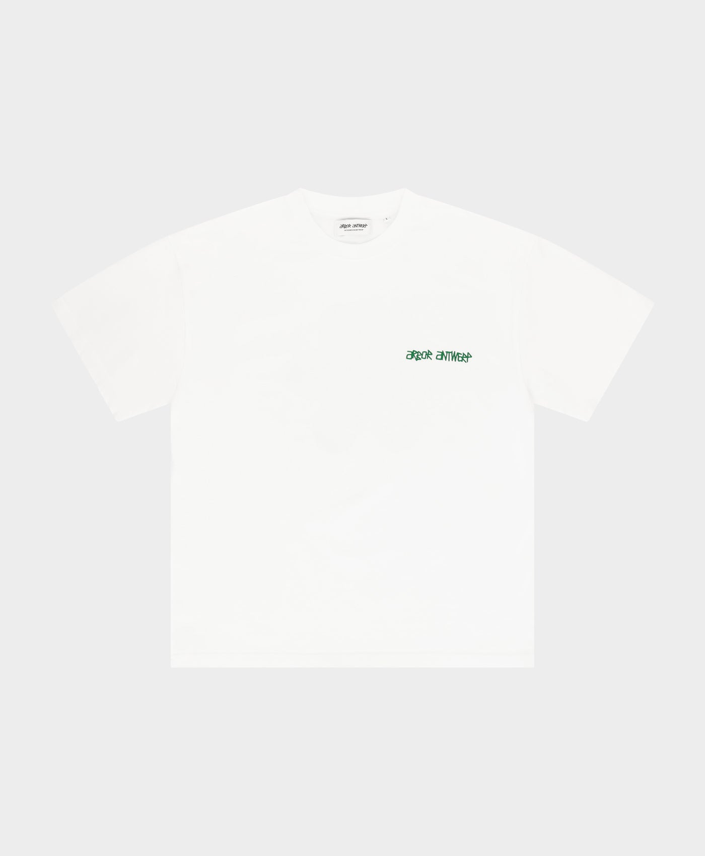 Two-Tone Flower T-shirt Green
