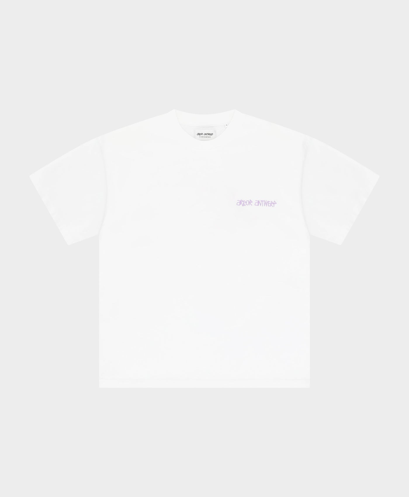Two-Tone Flower T-shirt Purple