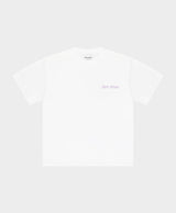 Two-Tone Flower T-shirt Purple
