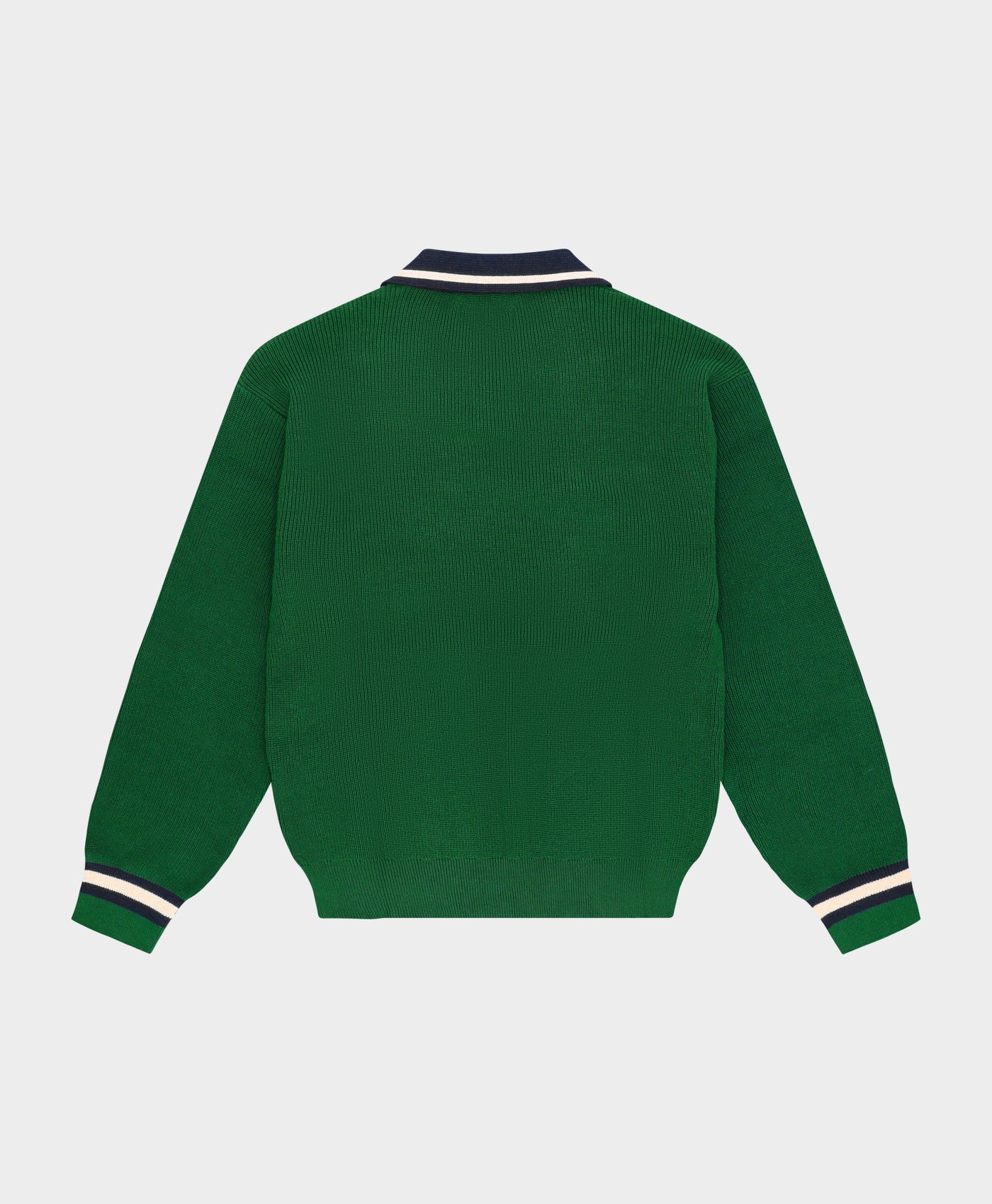 V-neck Polo Green