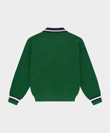V-neck Polo Green