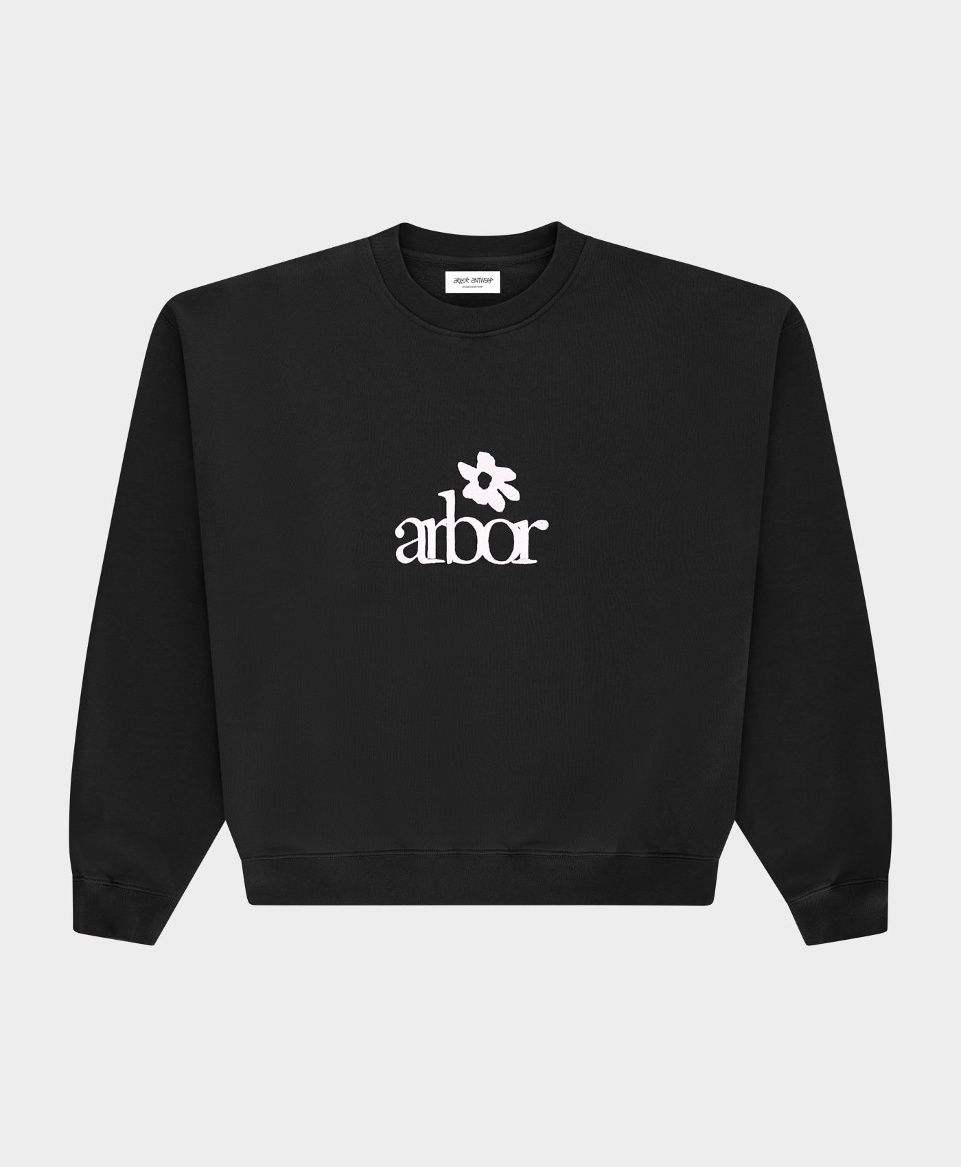 Arbor Flower Black Crewneck