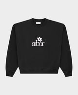 Arbor Flower Black Crewneck