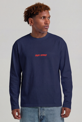 Spray Outline Longsleeve Blue