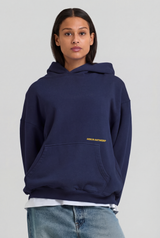 Circle Application Hoodie Blue