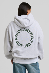 Circle Application Hoodie Grey