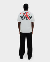 Red Twisted Shirt White