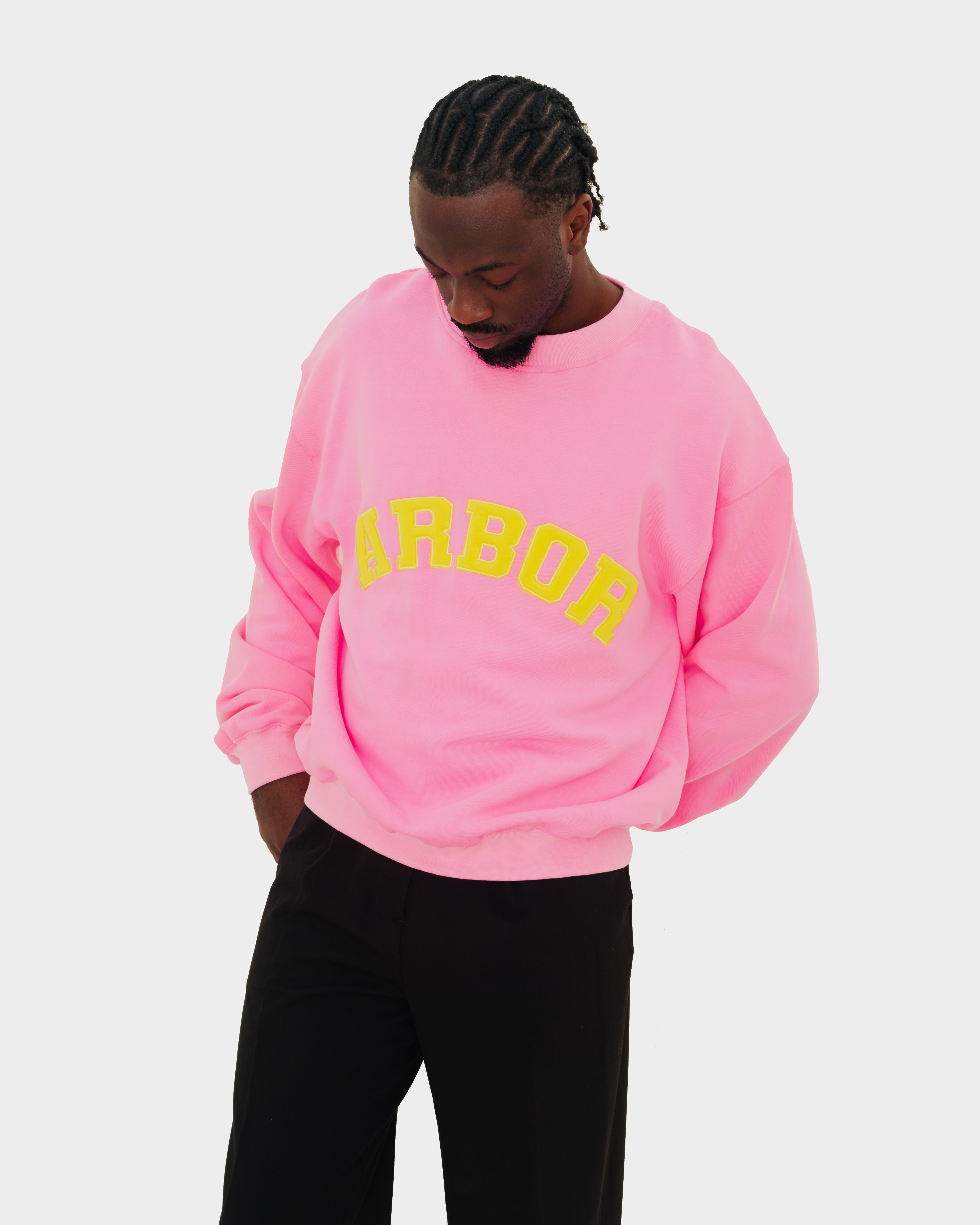 Yellow Arbor Crewneck Pink