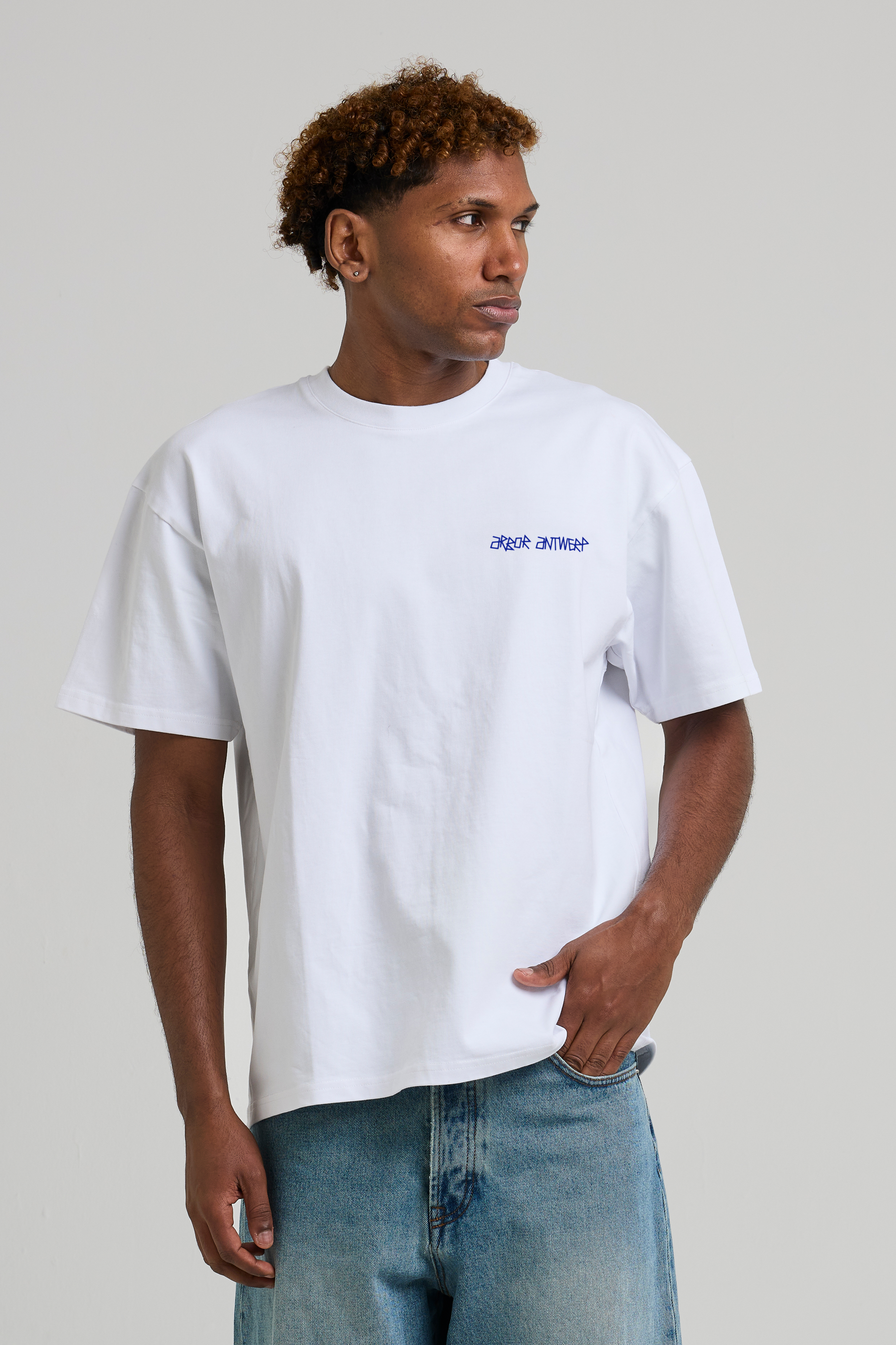 Triple Love T-shirt Blue