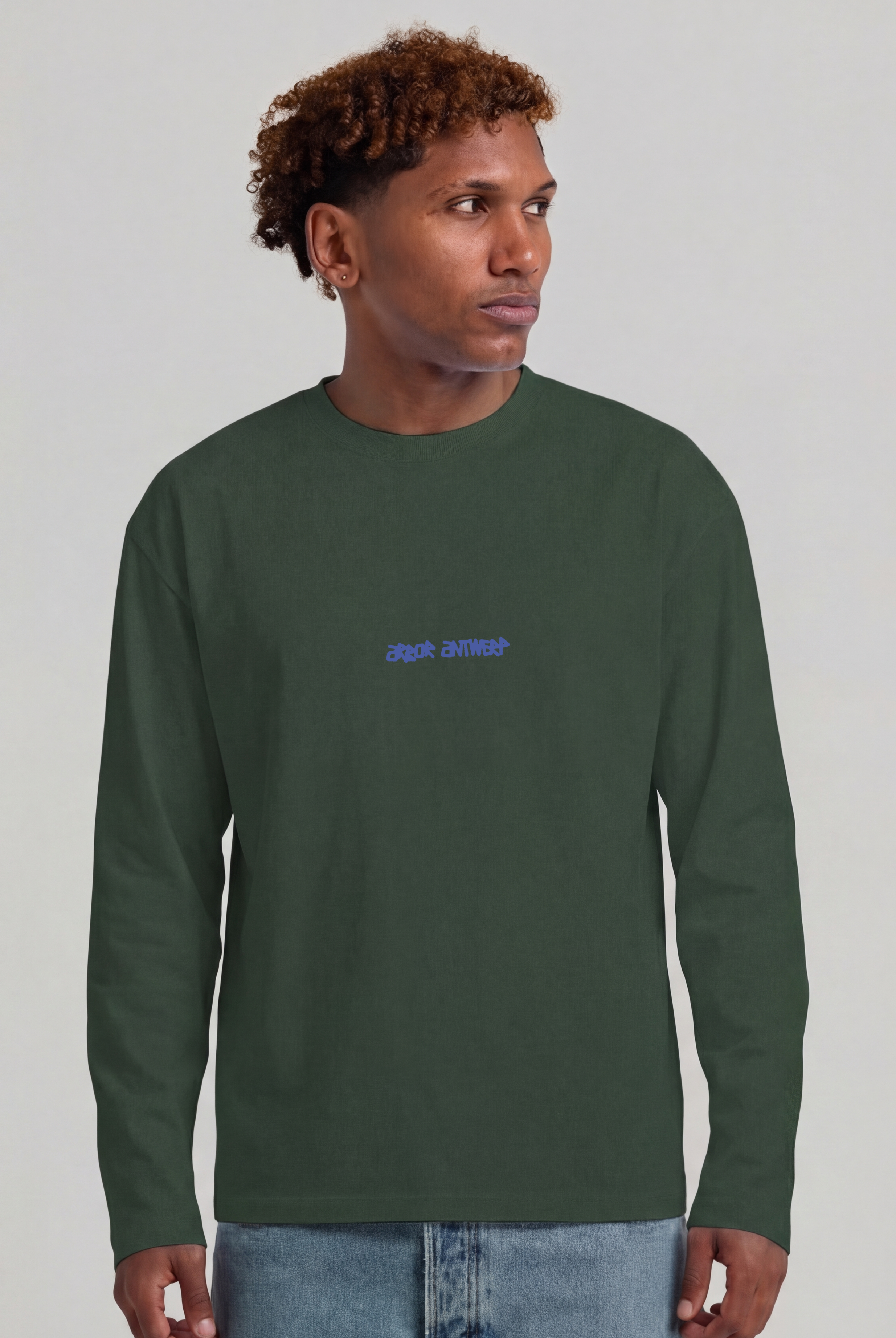 Spray Outline Longsleeve Green