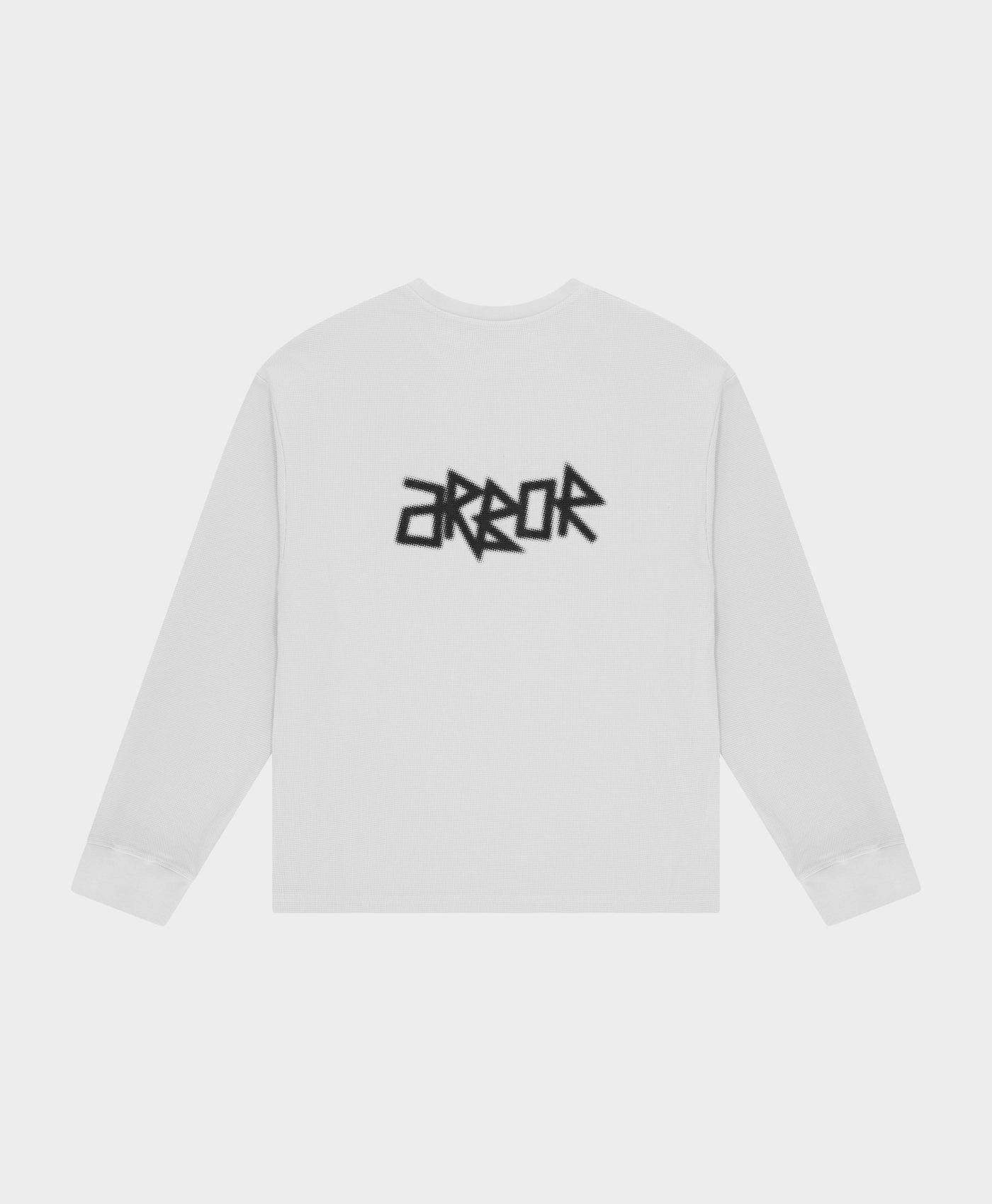 Halftone Waffle Crewneck Beige