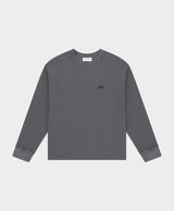 Halftone Waffle Crewneck Grey