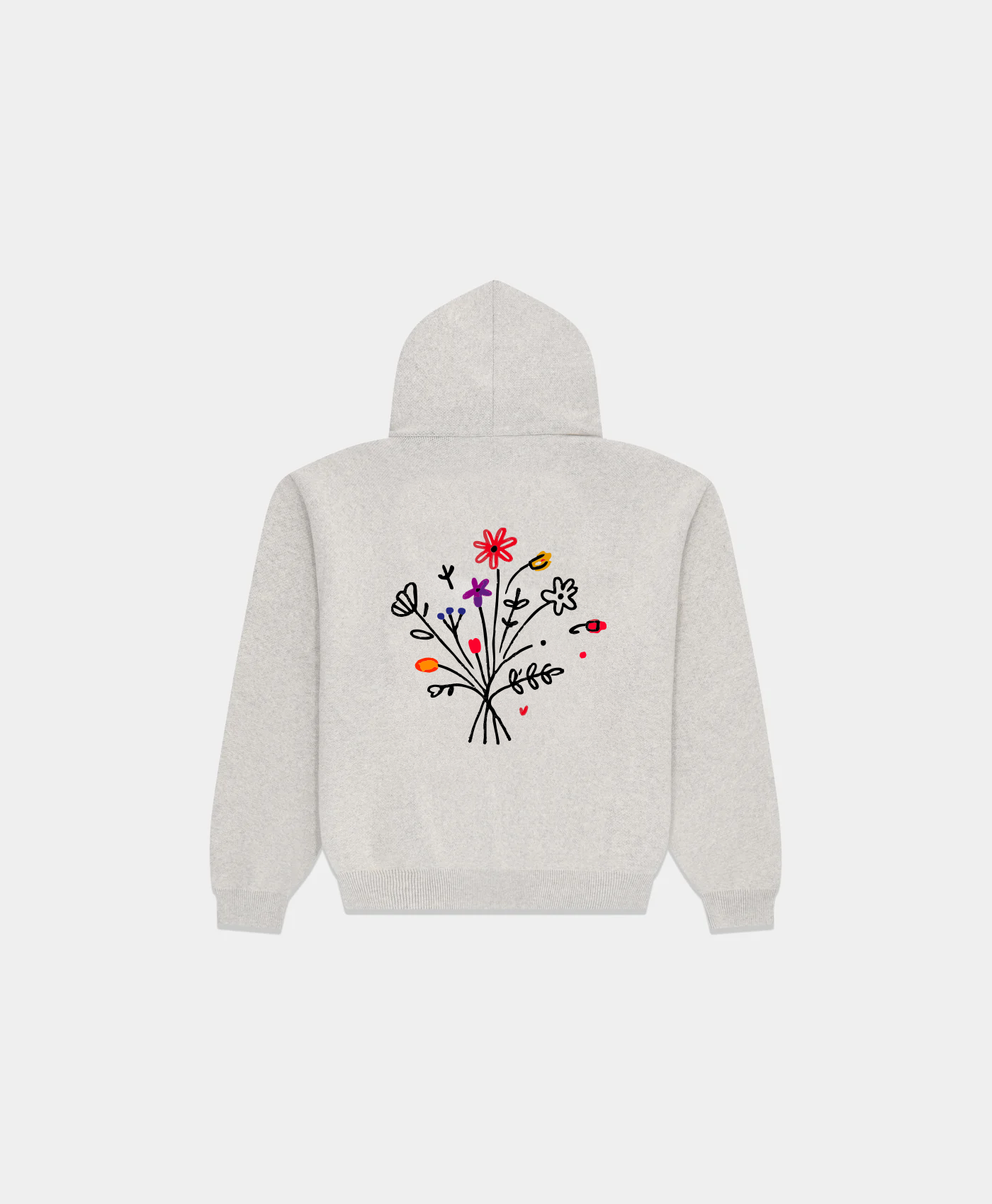Flower Garden Knitted Hoodie