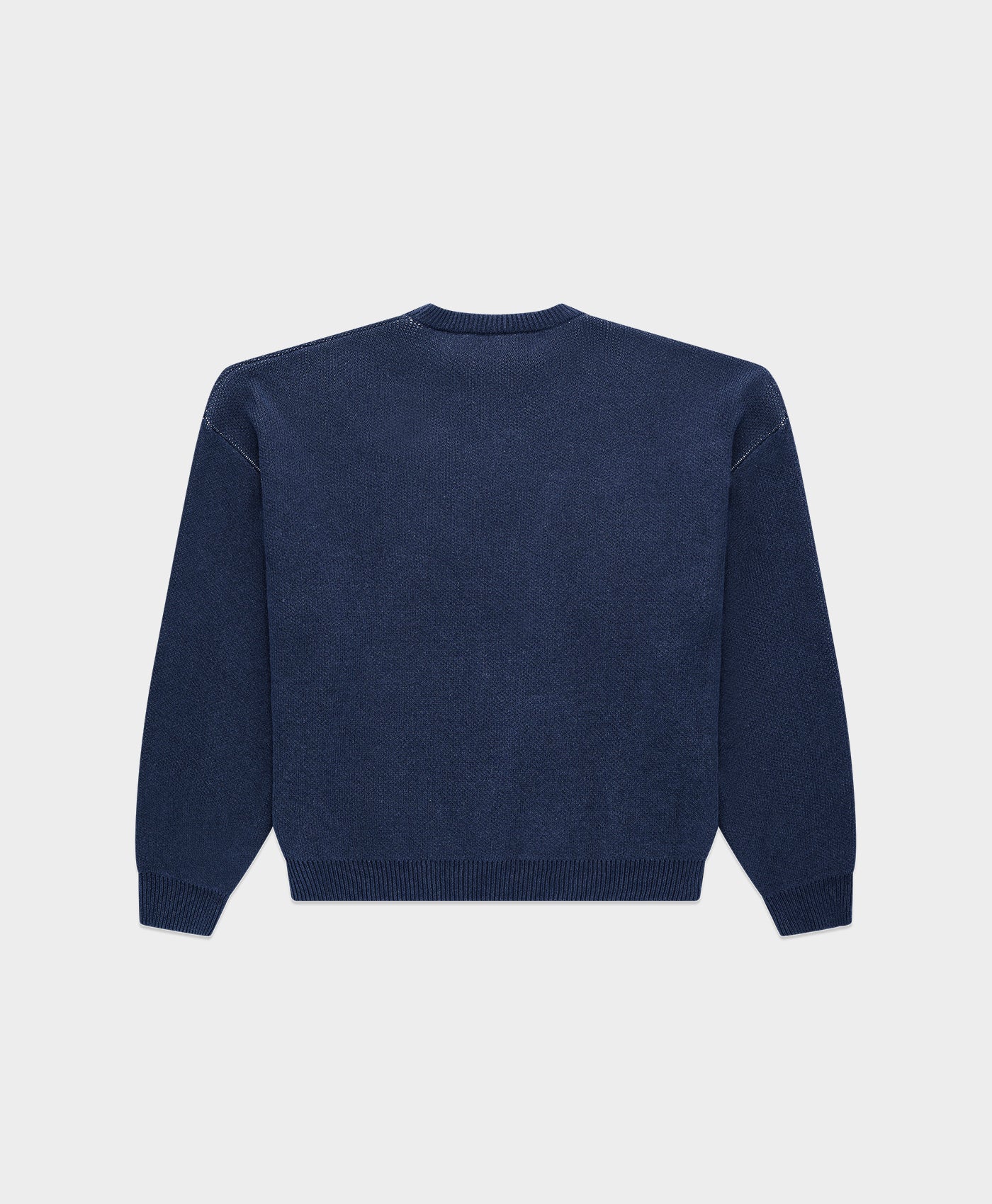 Minimal Logo Knit Navy