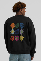 Nine Flowers Crewneck Black