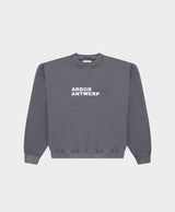 Puff Logo Crewneck Grey