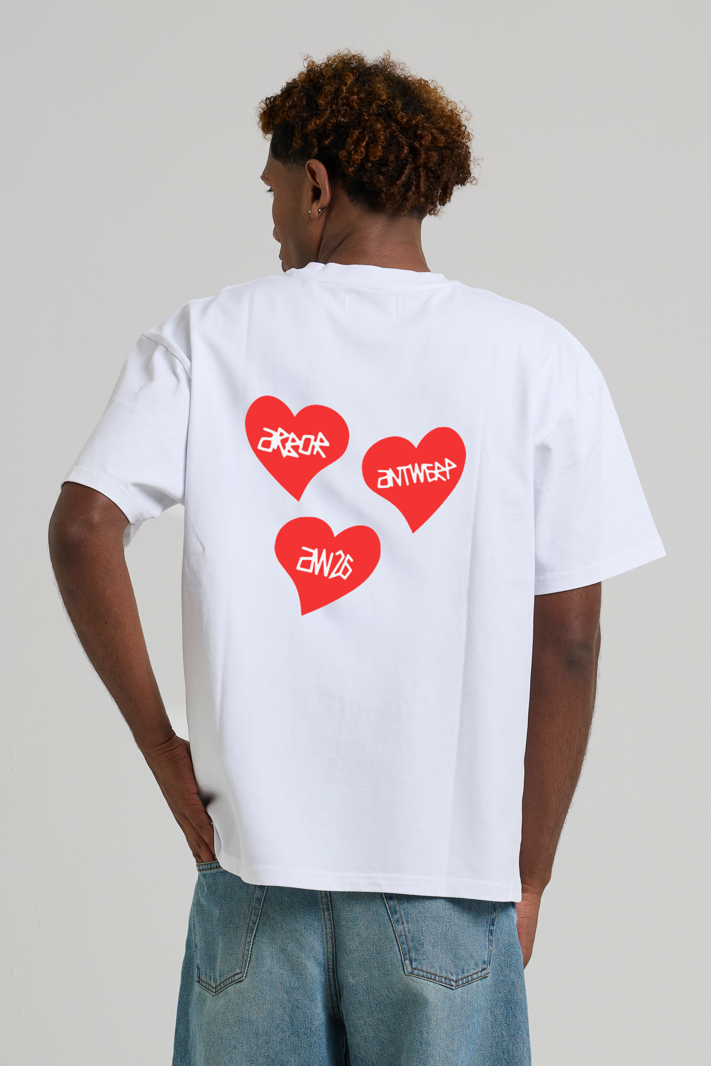 Triple Love T-shirt Red