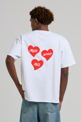 Triple Love T-shirt Red