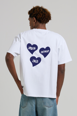 Triple Love T-shirt Blue