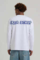 Spray Outline Longsleeve White